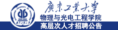 广东工业大学物理与光电工程学院高层次人才招聘公告